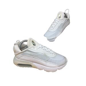 Nike Air Max 2090 Running Shoes Sneakers BV9977-100 White‎ Wolf Gray Mens 7